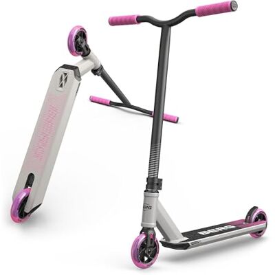 BERG Proxus X1 Trottinette freestyle pour enfants Trottinette freestyle pour skatepark et route Plateau en aluminium 500 mm Roues de 110 mm Roulements ABEC 9 Compression IHC Légère et BERG Proxus X1 Trottinette freestyle pour enfants Trottinette freestyle pour skatepark et route Plateau en aluminium 500 mm Roues de 110 mm Roulements ABEC 9 Compression IHC Légère et