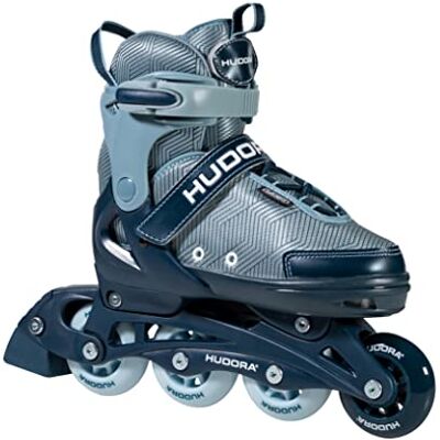 HUDORA Inline Skates Mia/Leon 2.0 Patins à roulettes pour enfants/adolescents & adultes en différentes tailles & couleurs Rollers réglables en 4 tailles Confortables & stylés HUDORA Inline Skates Mia/Leon 2.0 Patins à roulettes pour enfants/adolescents & adultes en différentes tailles & couleurs Rollers réglables en 4 tailles Confortables & stylés