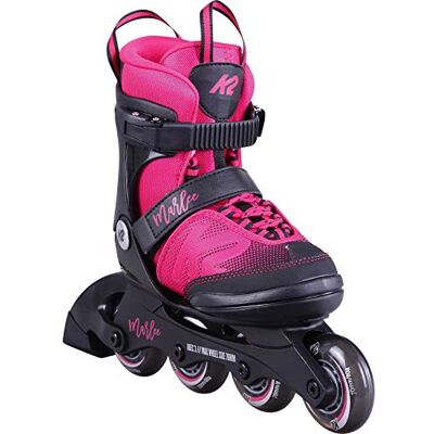 K2 MARLEE Rollers en ligne pour fille avec Softboot Rose, 30D0220, M (UE 32-37 / UK: 13-4 / US: 1-5) K2 MARLEE Rollers en ligne pour fille avec Softboot Rose, 30D0220, M (UE 32-37 / UK: 13-4 / US: 1-5)