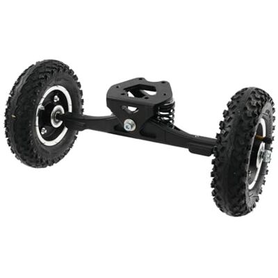 SHZICMY Offroad Roues électriques de 8" pour camion Combo Skateboard Truck Mountain Longboard Roues avec axe d'entraînement (Noir) SHZICMY Offroad Roues électriques de 8" pour camion Combo Skateboard Truck Mountain Longboard Roues avec axe d'entraînement (Noir)