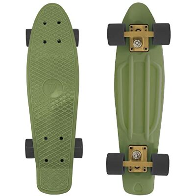 7-Brand Penny 69902 Skateboard à 7 bords Gris olive 55 x 14,5 x 9,5/13 cm 7-Brand Penny 69902 Skateboard à 7 bords Gris olive 55 x 14,5 x 9,5/13 cm