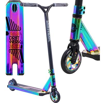 DRIFTWERK DAS ORIGINAL Driftwerk Trottinette freestyle DS2+ Neochrome Rainbow pour enfant DRIFTWERK DAS ORIGINAL Driftwerk Trottinette freestyle DS2+ Neochrome Rainbow pour enfant