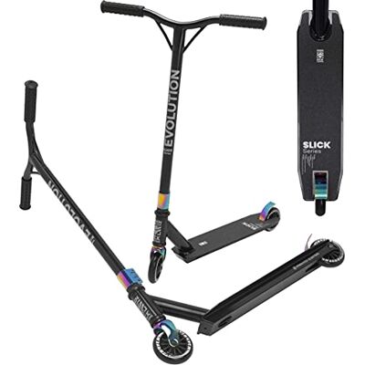 Raven – Trottinette Enfant, Adulte Scooter – Trottinette Freestyle – Acier Premium Haute Teneur en Carbone – Roues PU 110 mm – Roulements ABEC-9 Raven – Trottinette Enfant, Adulte Scooter – Trottinette Freestyle – Acier Premium Haute Teneur en Carbone – Roues PU 110 mm – Roulements ABEC-9