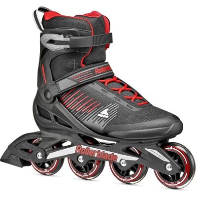 Rollerblade ZETRABLADE Rollers en ligne pour homme, rollers de fitness, noir/rouge, 39/40 Rollerblade ZETRABLADE Rollers en ligne pour homme, rollers de fitness, noir/rouge, 39/40
