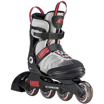 K2 Patins à glace pour garçon Raider Ice 30D0101.1.1.S Noir/gris K2 Patins à glace pour garçon Raider Ice 30D0101.1.1.S Noir/gris