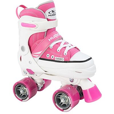 HUDORA Patins à roulettes rose/noir Patins à roulettes de haute qualité en nylon Confortables & réglables sur 4 tailles Rollers élégants pour enfants et adolescents HUDORA Patins à roulettes rose/noir Patins à roulettes de haute qualité en nylon Confortables & réglables sur 4 tailles Rollers élégants pour enfants et adolescents