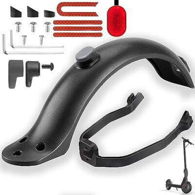 NECBAOA Garde Boue Arrière pour Trottinette Electrique Xiaomi M365/M365 Pro, avec Support de Garde-Boue, Amortisseurs de Vibration en Silicone, Outils et Visserie, Accessoire Scooter Electrique NECBAOA Garde Boue Arrière pour Trottinette Electrique Xiaomi M365/M365 Pro, avec Support de Garde-Boue, Amortisseurs de Vibration en Silicone, Outils et Visserie, Accessoire Scooter Electrique
