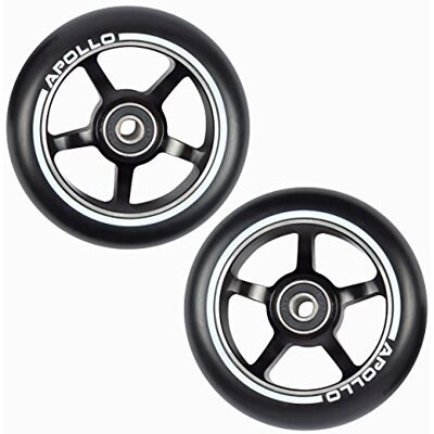 Apollo Roues Stunt Scooter Paire de Roues de Scooter série Pro 100mm avec Coeur en Aluminium 2 roulements à Billes ABEC 9, Roues de Rechange pour Stunt, Freestyle-et Kick-Scooter Apollo Roues Stunt Scooter Paire de Roues de Scooter série Pro 100mm avec Coeur en Aluminium 2 roulements à Billes ABEC 9, Roues de Rechange pour Stunt, Freestyle-et Kick-Scooter