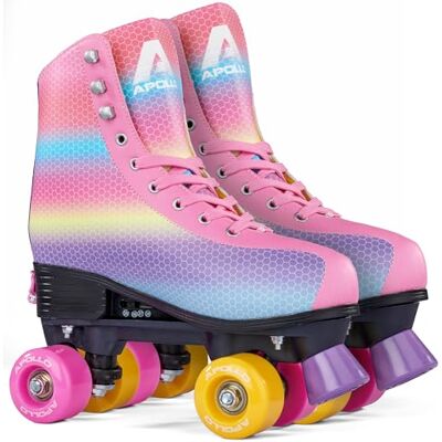 Apollo Patin à roulettes, Patins à roulettes Fille et Garçon, Adolescents et Adultes, Roller Femme et Homme à 4 Roues, Patin Classique, 3 Tailles Réglables du 31 au 42 Apollo Patin à roulettes, Patins à roulettes Fille et Garçon, Adolescents et Adultes, Roller Femme et Homme à 4 Roues, Patin Classique, 3 Tailles Réglables du 31 au 42