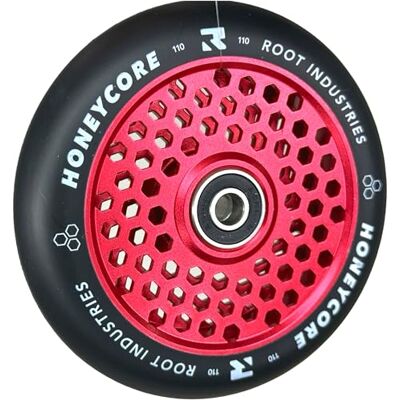 Root Industries Root Industrie Air Honeycore Rouleau de trottinette 110 mm + autocollant Fantic26 (rouge/polyuréthane noir) Root Industries Root Industrie Air Honeycore Rouleau de trottinette 110 mm + autocollant Fantic26 (rouge/polyuréthane noir)