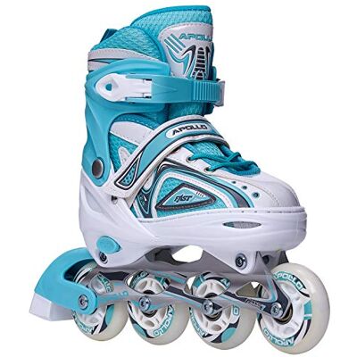 Apollo Super Blades X Pro, S, M, L, Roues LED illuminées Rollers pour Enfants idéals pour débutants, Patins à roulettes Confortables Patins Inline pour Filles et garçons Apollo Super Blades X Pro, S, M, L, Roues LED illuminées Rollers pour Enfants idéals pour débutants, Patins à roulettes Confortables Patins Inline pour Filles et garçons