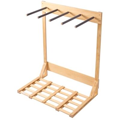 VEVOR Support vertical pour planche de surf à 4 niveaux en bois pour rangement et présentation, support de planche de surf autonome pour wakeboards, snowboards, kitesurf, shortboard, skis VEVOR Support vertical pour planche de surf à 4 niveaux en bois pour rangement et présentation, support de planche de surf autonome pour wakeboards, snowboards, kitesurf, shortboard, skis