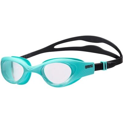 arena The One Lunettes de natation unisexes pour homme et femme Ajustement étanche Joints orbitaux Revêtement anti-buée Verres anti-miroir Transparent/eau/noir arena The One Lunettes de natation unisexes pour homme et femme Ajustement étanche Joints orbitaux Revêtement anti-buée Verres anti-miroir Transparent/eau/noir