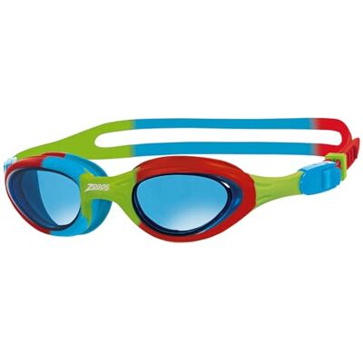 Zoggs Super Seal Junior Lunettes de Natation Unisex Kids, Red/Blue/Green/Tint, 6-14 Ans Zoggs Super Seal Junior Lunettes de Natation Unisex Kids, Red/Blue/Green/Tint, 6-14 Ans