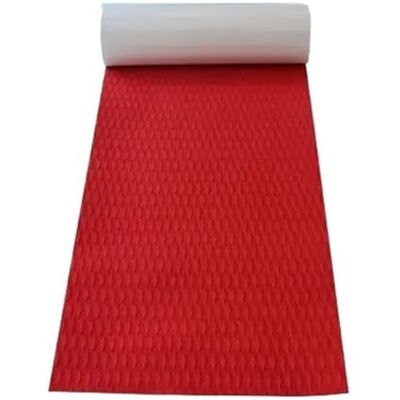 LCKKJHG Tapis de traction en mousse EVA pour planche de surf, poignée antidérapante, poignée solide, tapis de sol de bateau, feuille EVA pour skimboard, canoë, longboard (rouge) LCKKJHG Tapis de traction en mousse EVA pour planche de surf, poignée antidérapante, poignée solide, tapis de sol de bateau, feuille EVA pour skimboard, canoë, longboard (rouge)