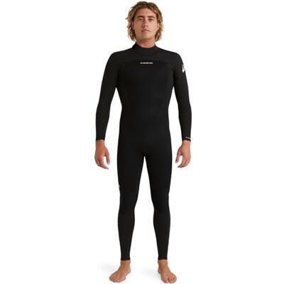 Quiksilver Prologue 3/2 BZ GBS Combinaisons humides pour Hommes, Black, MS Quiksilver Prologue 3/2 BZ GBS Combinaisons humides pour Hommes, Black, MS