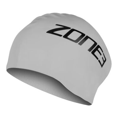 ZONE3 Grand bonnet de bain en silicone – Conçu pour les cheveux longs, anti-déchirure, confortable, 48 g ZONE3 Grand bonnet de bain en silicone – Conçu pour les cheveux longs, anti-déchirure, confortable, 48 g
