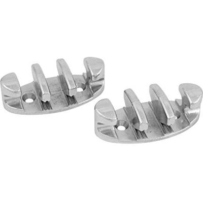attwood Corporation 11950-6 Crampons en zigzag Plaqué zinc Argenté 7,6 cm attwood Corporation 11950-6 Crampons en zigzag Plaqué zinc Argenté 7,6 cm