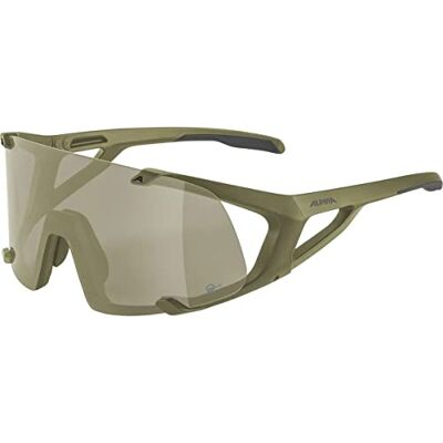 ALPINA Hawkeye Q-Lite Unisex-Adult, Olive Matt, Taille Unique ALPINA Hawkeye Q-Lite Unisex-Adult, Olive Matt, Taille Unique