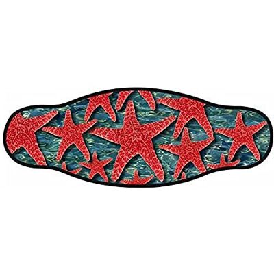 Best divers Sangle Masque en Néoprène, double feuille, étoiles Marine Best divers Sangle Masque en Néoprène, double feuille, étoiles Marine