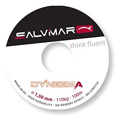 SALVIMAR Dyneema Line 100 M, couleur 0, taille 1,50 mm SALVIMAR Dyneema Line 100 M, couleur 0, taille 1,50 mm