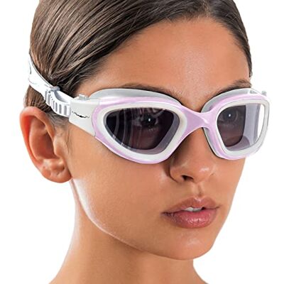 AqtivAqua DX Lunettes de Natation Lunettes Piscine Enfants Adultes Femme Homme (Rose&Blanc, Polarisé) AqtivAqua DX Lunettes de Natation Lunettes Piscine Enfants Adultes Femme Homme (Rose&Blanc, Polarisé)