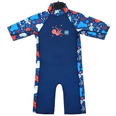 Splash About Combinaison de plongée pour les enfants avec protection solaire, Under The Sea, 2-4 ans Splash About Combinaison de plongée pour les enfants avec protection solaire, Under The Sea, 2-4 ans