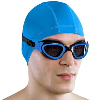 AqtivAqua DX Lunettes de Natation Polarisé Lunettes Piscine Enfants Adultes Femme Homme (Bleu, Polarisé) AqtivAqua DX Lunettes de Natation Polarisé Lunettes Piscine Enfants Adultes Femme Homme (Bleu, Polarisé)