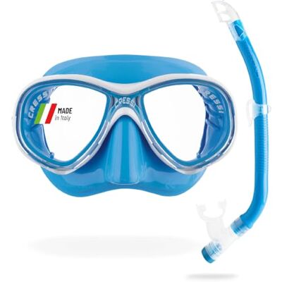 CRESSI C Estrella VIP Jr Ensemble de plongée et plongée pour enfant Transparent/vert citron CRESSI C Estrella VIP Jr Ensemble de plongée et plongée pour enfant Transparent/vert citron