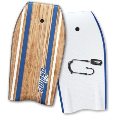THURSO SURF Quill 42'' Bodyboard Lightweight Durable EPS Core IXPE Deck HDPE Slick Bottom FRP Stringer Crescent Tail Dual Channel Plastic Mesh with Double Swivel Coiled Wrist Leash THURSO SURF Quill 42'' Bodyboard Lightweight Durable EPS Core IXPE Deck HDPE Slick Bottom FRP Stringer Crescent Tail Dual Channel Plastic Mesh with Double Swivel Coiled Wrist Leash