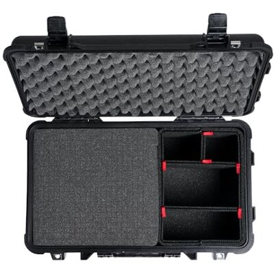 Pelican 1510 Étui hybride avec séparateurs TrekPak et mousse (Noir) Pelican 1510 Étui hybride avec séparateurs TrekPak et mousse (Noir)