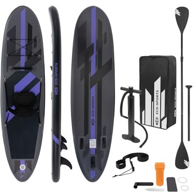 ECD Germany Stand Up Surf Paddle Board Gonflable 305/308/320/380 cm PVC jusqu'à 120/150 kg Épaisseur 10/15 cm Planche de Surf Pagaie Sac de Transport Pompe à Air Diverses Couleurs Modèles ECD Germany Stand Up Surf Paddle Board Gonflable 305/308/320/380 cm PVC jusqu'à 120/150 kg Épaisseur 10/15 cm Planche de Surf Pagaie Sac de Transport Pompe à Air Diverses Couleurs Modèles