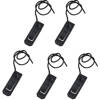 DAWTHTW Lot de 5 clips d'aileron de surf pour planche de surf, planche de surf, planche de surf, séparateur d'eau, palmes de pêche, boucle de queue DAWTHTW Lot de 5 clips d'aileron de surf pour planche de surf, planche de surf, planche de surf, séparateur d'eau, palmes de pêche, boucle de queue