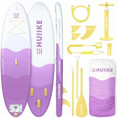 HUIIKE Paddle Gonflable Adulte avec Accessoires Inclus, Pagaie, Ailerons, Pompe. Planche de Stand Up Paddle Grande Stabilité et Résistance. 305 x 84 x 15 cm, Jusqu'à 130 kg HUIIKE Paddle Gonflable Adulte avec Accessoires Inclus, Pagaie, Ailerons, Pompe. Planche de Stand Up Paddle Grande Stabilité et Résistance. 305 x 84 x 15 cm, Jusqu'à 130 kg