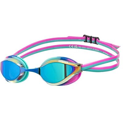 arena Lunettes de natation unisexes Python Racing pour homme et femme, anti-buée, sans fuite, confort maximal, double sangle, verres miroirs/sans miroir arena Lunettes de natation unisexes Python Racing pour homme et femme, anti-buée, sans fuite, confort maximal, double sangle, verres miroirs/sans miroir