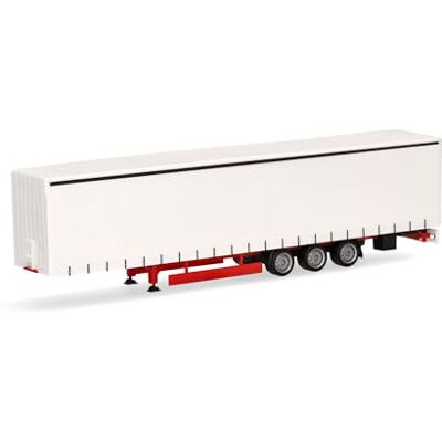 Herpa Modèle de camion semi-remorque bâché Lowliner 15m 3 essieux, blanc, miniature à l'échelle 1:87, pièce de collection, fabriqué en Allemagne, plastique Herpa Modèle de camion semi-remorque bâché Lowliner 15m 3 essieux, blanc, miniature à l'échelle 1:87, pièce de collection, fabriqué en Allemagne, plastique