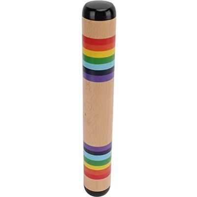 Jelquix Bâton de Pluie en Bois, Instrument de Percussion Naturel, Jouet d'éducation Précoce coloré avec Son Apaisant de Goutte de Pluie, Idéal pour les Enfants, les Réunions Sociales et les Jelquix Bâton de Pluie en Bois, Instrument de Percussion Naturel, Jouet d'éducation Précoce coloré avec Son Apaisant de Goutte de Pluie, Idéal pour les Enfants, les Réunions Sociales et les