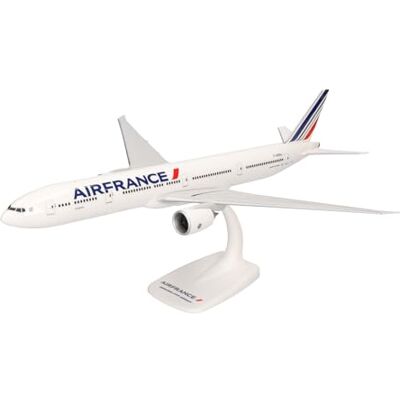 Herpa maquette avion Air France Boeing 777-300ER 2021 livery – F-GSQJ "Strasbourg”, échelle 1/200, Snap-Fit model, pièce de collection, d'avion avec support, figurine plastique Herpa maquette avion Air France Boeing 777-300ER 2021 livery – F-GSQJ "Strasbourg”, échelle 1/200, Snap-Fit model, pièce de collection, d'avion avec support, figurine plastique
