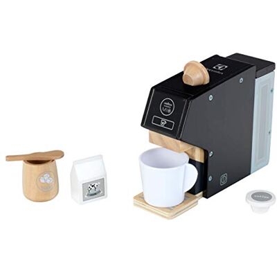 Klein Theo 7401 Cafetière Automatique Electrolux en Bois I avec Accessoires comme Tasse Capsules Lait et Sucre I Jouet pour Enfants à Partir de 3 Ans Klein Theo 7401 Cafetière Automatique Electrolux en Bois I avec Accessoires comme Tasse Capsules Lait et Sucre I Jouet pour Enfants à Partir de 3 Ans