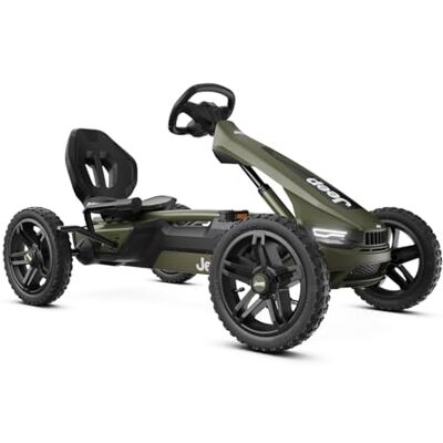 BERG JEEP Rally Cherokee À partir de 4 ans Gokart pour enfants Gokart à pédale au design Jeep Véhicule à pédale pour aventures en plein air BERG JEEP Rally Cherokee À partir de 4 ans Gokart pour enfants Gokart à pédale au design Jeep Véhicule à pédale pour aventures en plein air