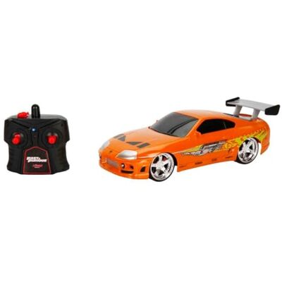 Jada Fast&Furious Voiture RC 1995 Toyota Supra-Orange 1:16 Jada Fast&Furious Voiture RC 1995 Toyota Supra-Orange 1:16