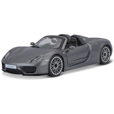 Bburago Miniature Porsche Porsche 918 Spyder Gris gris Bburago Miniature Porsche Porsche 918 Spyder Gris gris