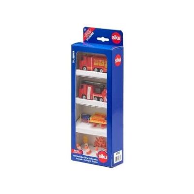 Siku 6330, Coffret Cadeau Pompiers, Camion avec Plateforme de Sauvetage Aérienne, Véhicule de Pompiers, Avion, Pièces Amovibles, Pylônes, Barrières et Flammes Inclus Siku 6330, Coffret Cadeau Pompiers, Camion avec Plateforme de Sauvetage Aérienne, Véhicule de Pompiers, Avion, Pièces Amovibles, Pylônes, Barrières et Flammes Inclus
