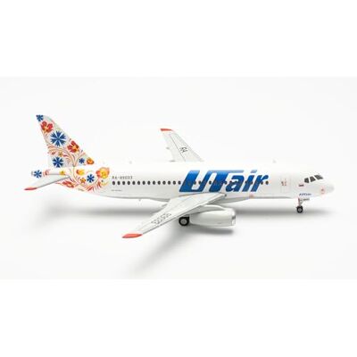 Herpa maquette avion UTair Express Sukhoi Superjet 100 RA-89033, echelle 1/200, model, pièce de collection, d'avion avec support, figurine metal Herpa maquette avion UTair Express Sukhoi Superjet 100 RA-89033, echelle 1/200, model, pièce de collection, d'avion avec support, figurine metal