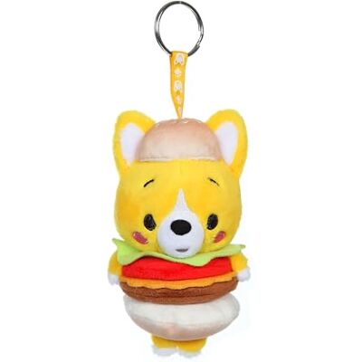 Gipsy Toys – Peluche Little Corgi Cuties 12 CM : Porte-CLES Corgi Burger Gipsy Toys – Peluche Little Corgi Cuties 12 CM : Porte-CLES Corgi Burger