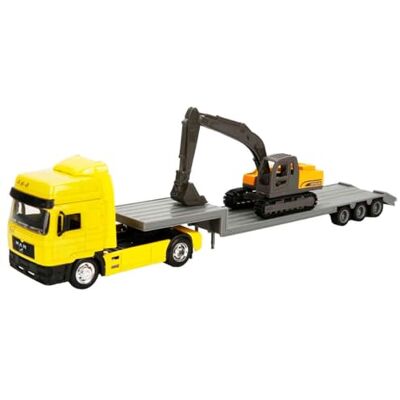 NewRay New Ray 15483 Véhicule Miniature Modèles À L'échelle Camion Man F2000 Transport Pelleteuse Echelle 1/43 NewRay New Ray 15483 Véhicule Miniature Modèles À L'échelle Camion Man F2000 Transport Pelleteuse Echelle 1/43