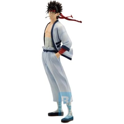 Banpresto Ichibansho Figure Rurouni Kenshin Statue de collection Sanosuke Sagara, Bandai Spirits Masterlise Banpresto Ichibansho Figure Rurouni Kenshin Statue de collection Sanosuke Sagara, Bandai Spirits Masterlise