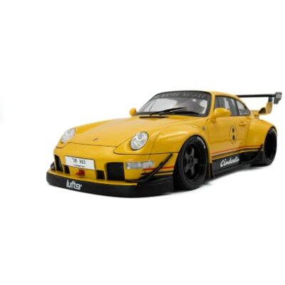 Solido RWB Bodykit Cendrillon 1:18 Widebody Voiture de sport Jaune Solido RWB Bodykit Cendrillon 1:18 Widebody Voiture de sport Jaune