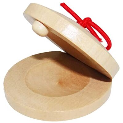 Naqqios Castagnettes pour enfannts, castagnettes en bois, castagnettes en bois pour, castagnettes à main amusantes avec un design robuste, instruments de percussion à main espagnols pour les spectacles Naqqios Castagnettes pour enfannts, castagnettes en bois, castagnettes en bois pour, castagnettes à main amusantes avec un design robuste, instruments de percussion à main espagnols pour les spectacles