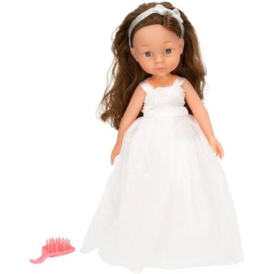 COLORBABY Poupée articulée Mara pour enfant, 32 cm, peigne inclus, poupées réalistes, jouets pour enfants de 3 ans, cadeaux de Noël pour enfants (47447) COLORBABY Poupée articulée Mara pour enfant, 32 cm, peigne inclus, poupées réalistes, jouets pour enfants de 3 ans, cadeaux de Noël pour enfants (47447)